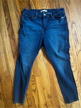 Levi Signature High Rise Skinny Jeans 14 Short